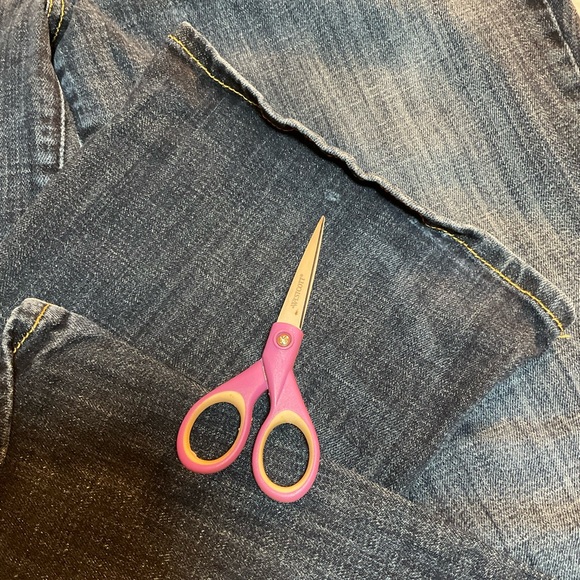 American Eagle Outfitters Dark Blue Skinny Kick Jeans - Picture 2 of 8